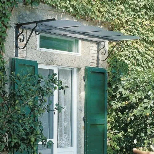 Tettoia copri porta modello CUNEO stile retrò liberty