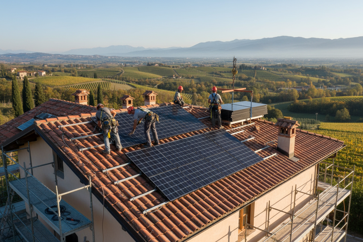 Système photovoltaïque résidentiel - Installation clé en main