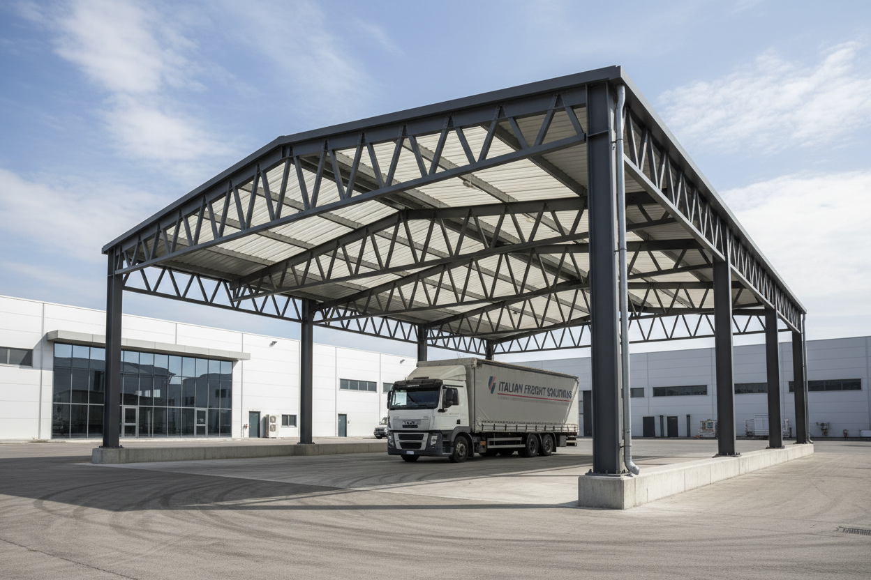 Abris en acier pour camions - Bâches sur mesure pour camions