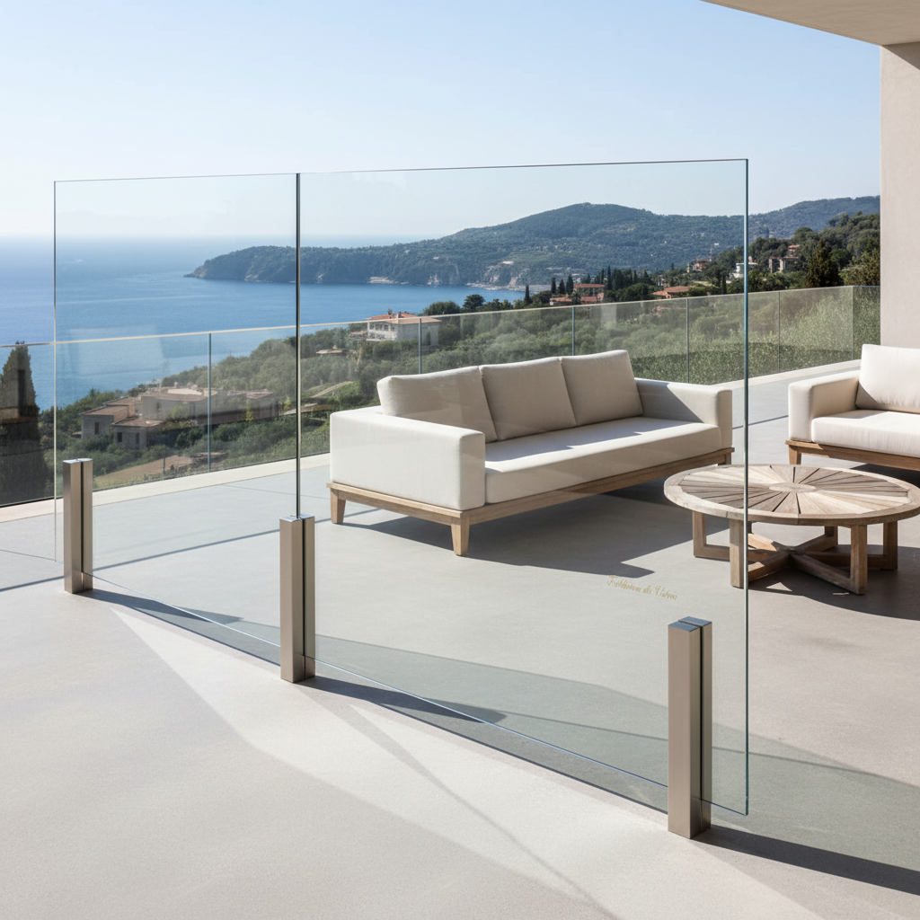 Paravent de balcon transparent