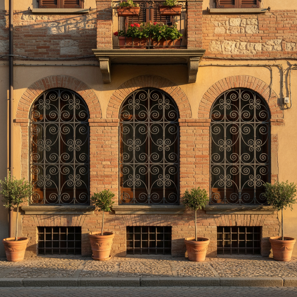 Inferriate moderne verticali