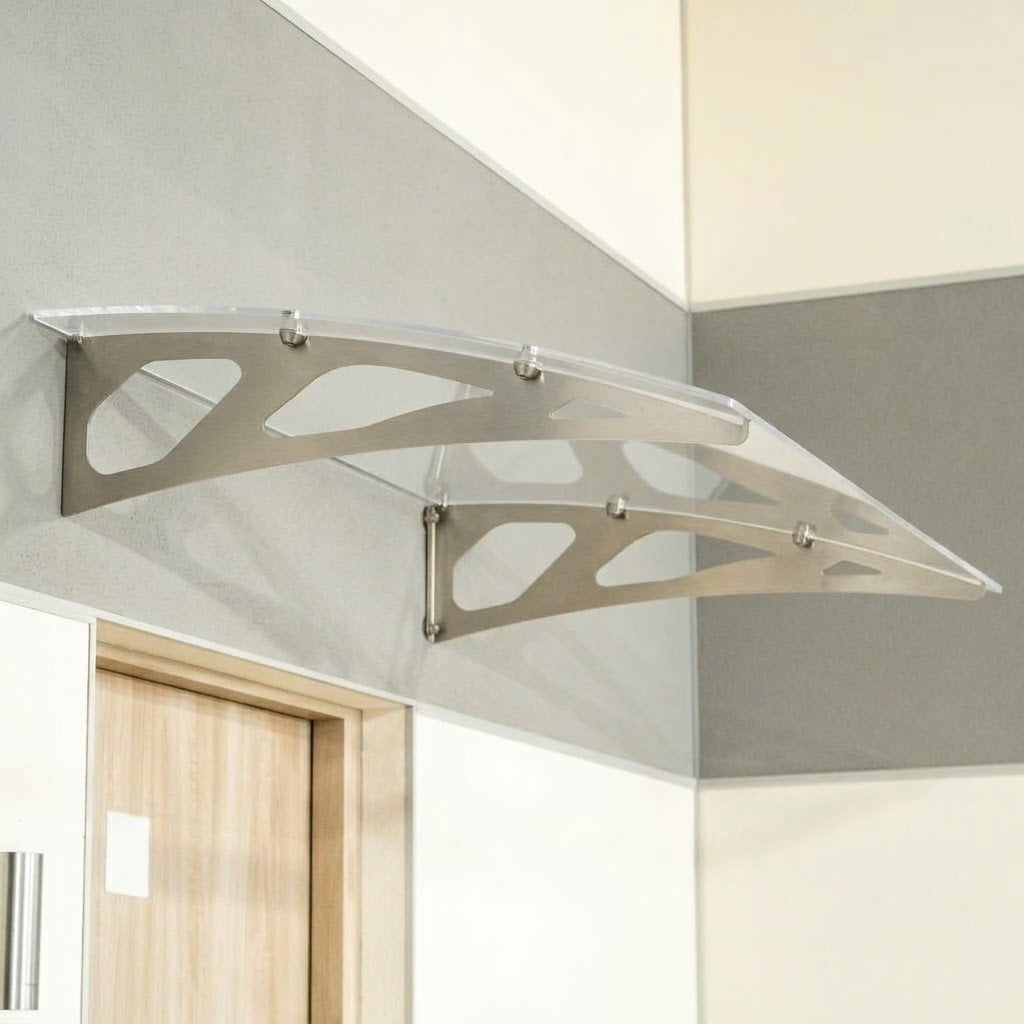 auvent professionnel de luxe en acier et lexan