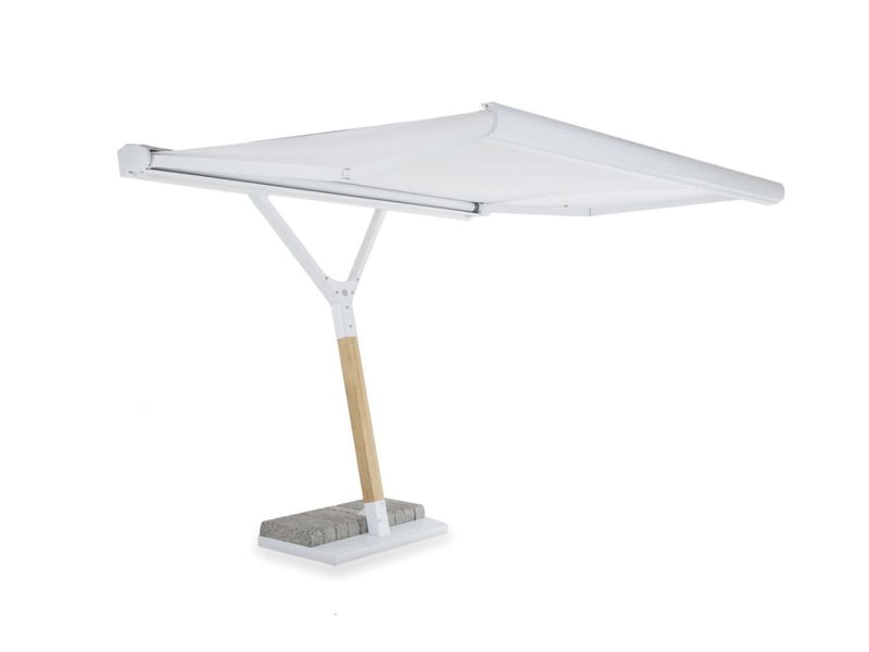 FLYING : OMBRELLONE con tenda da sole manuale o motorizzato