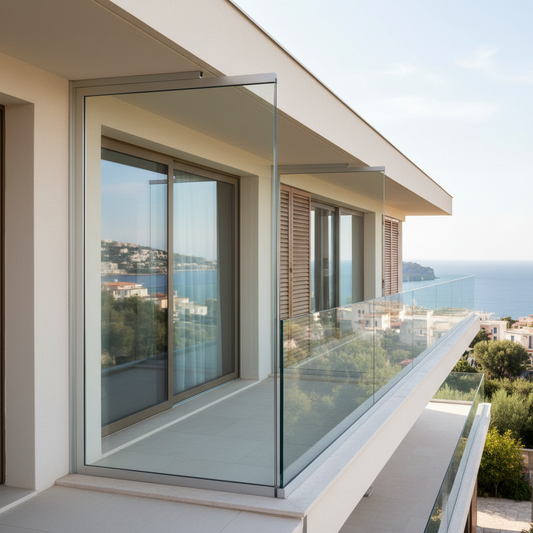 Divisorio per Balcone Trasparente Anti-Vento