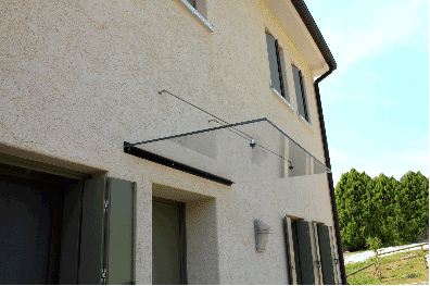 Pensiline Moderne Design | Coperture Ingresso Contemporanee Su Misura Italia