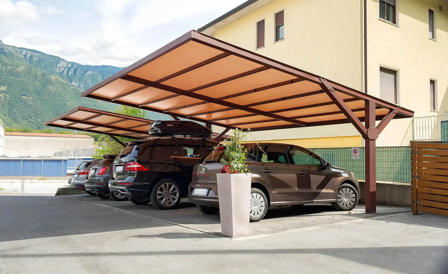 Pergola KLINKER a sbalzo