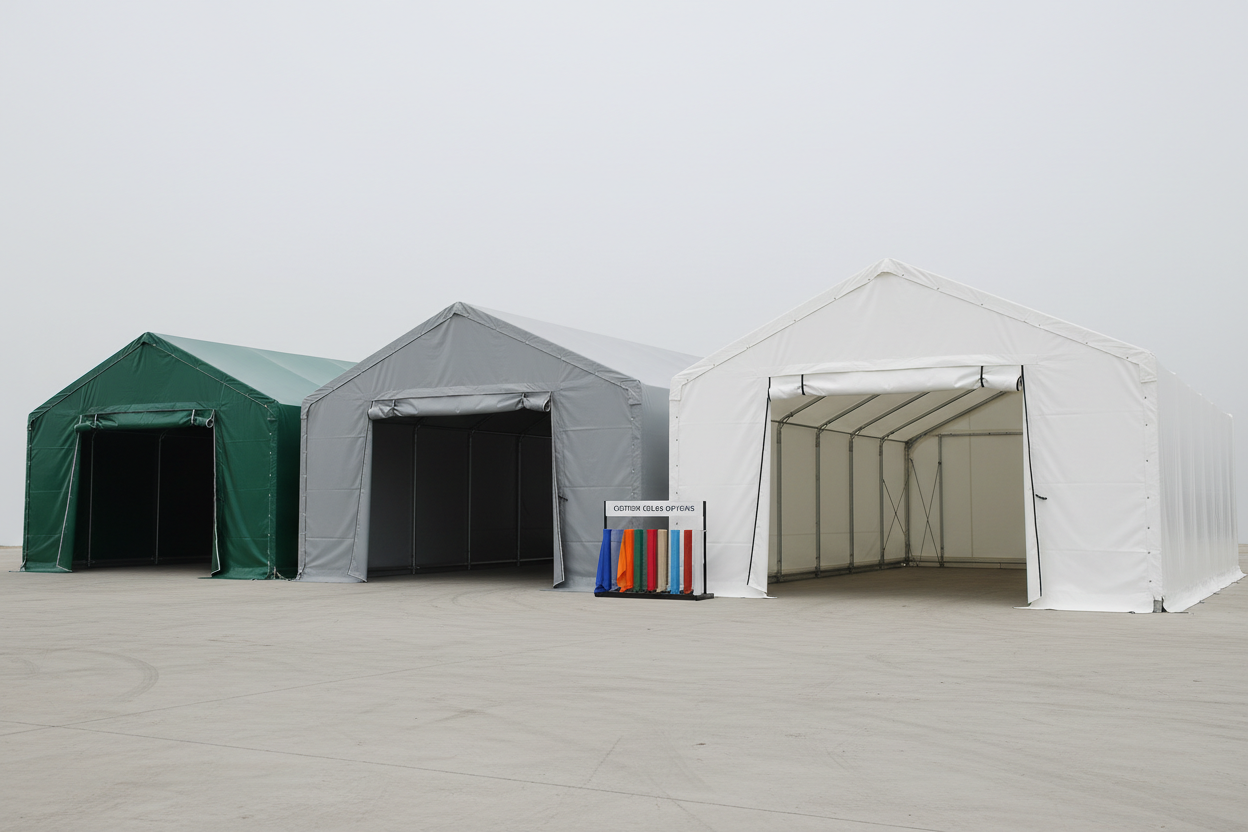 Tendone Deposito PVC Su Misura - Capannone Industriale Grande Personalizzato