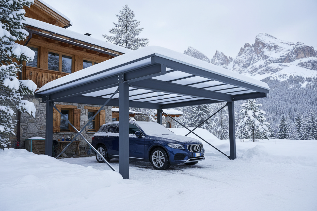 Protezione Auto da Neve e Grandine 2026 - Carport Antigrandine Inverno Piemonte Italia