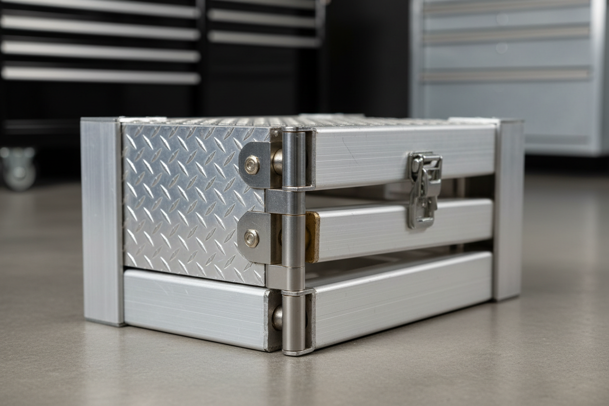 Rampa Pieghevole per Carico Moto su Furgone - Alluminio Professionale