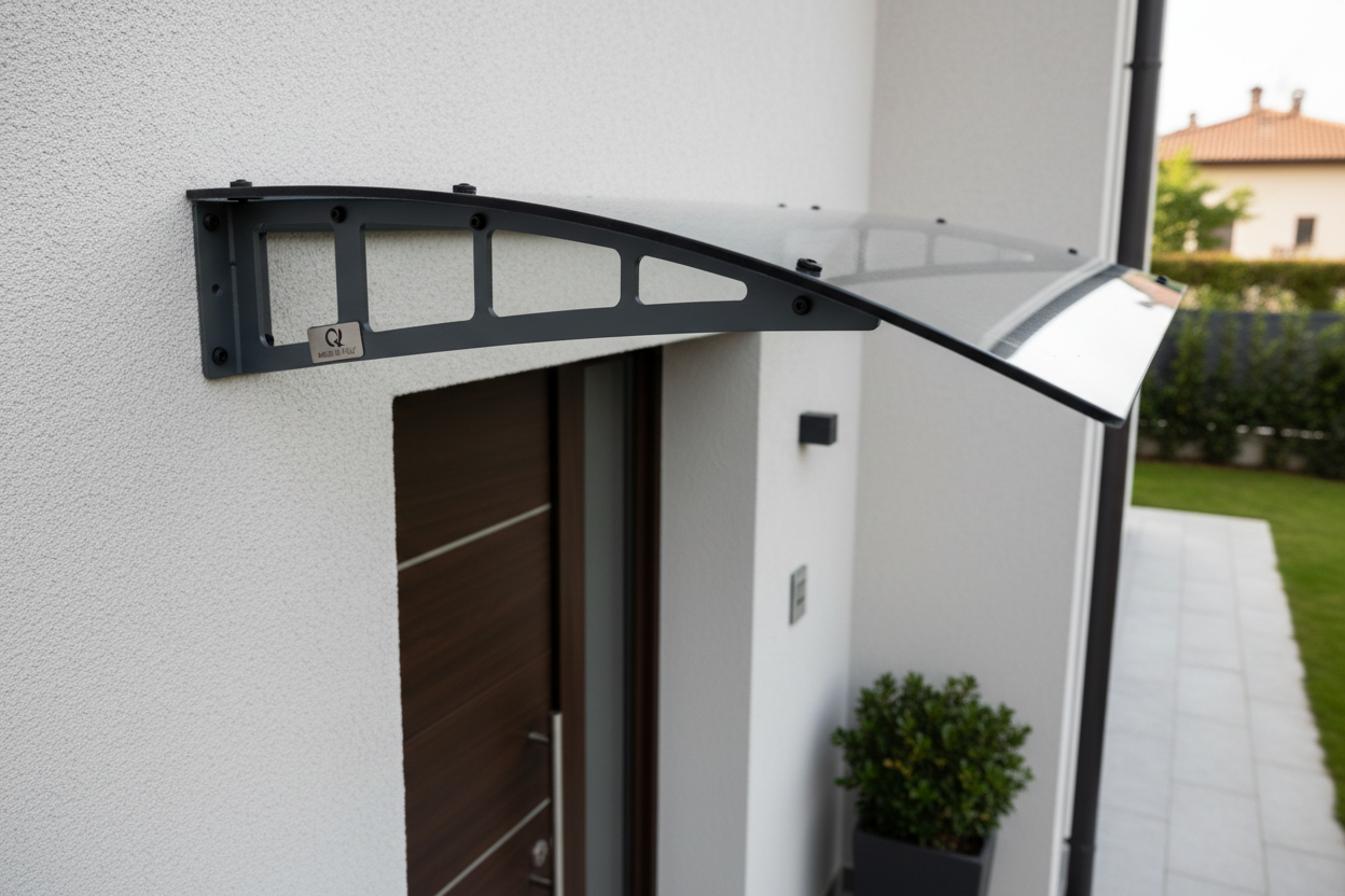 Auvent de porte modulaire 120x80 - Système extensible