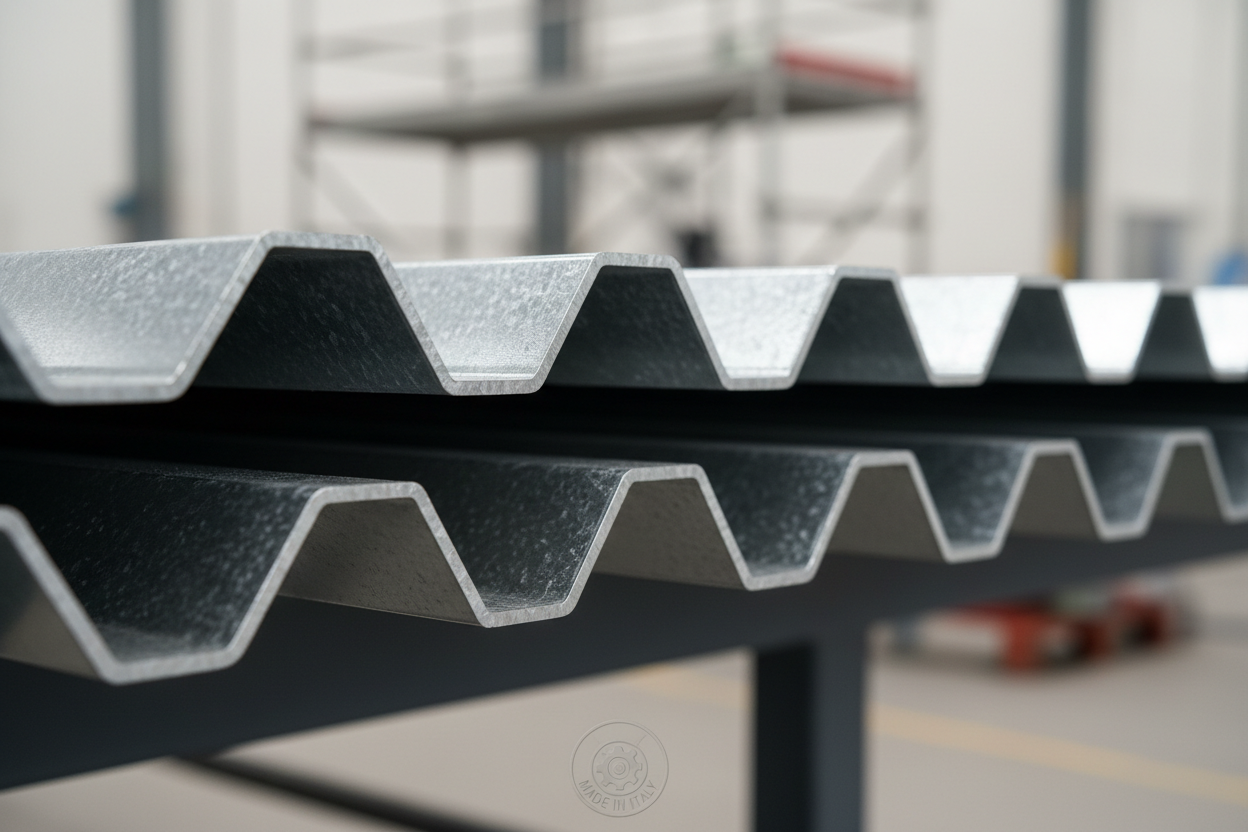 Lamiere Grecate - Lamiera Grecata Zincata e Preverniciata