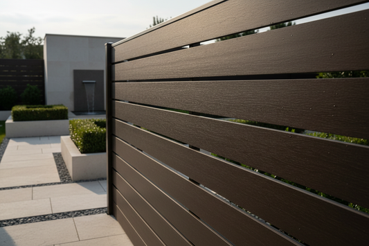 Clôtures en WPC - Panneaux composites bois-plastique