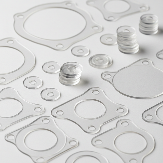 Rondelle e Guarnizioni su Misura - PMMA, Policarbonato, PVC - Taglio Personalizzato