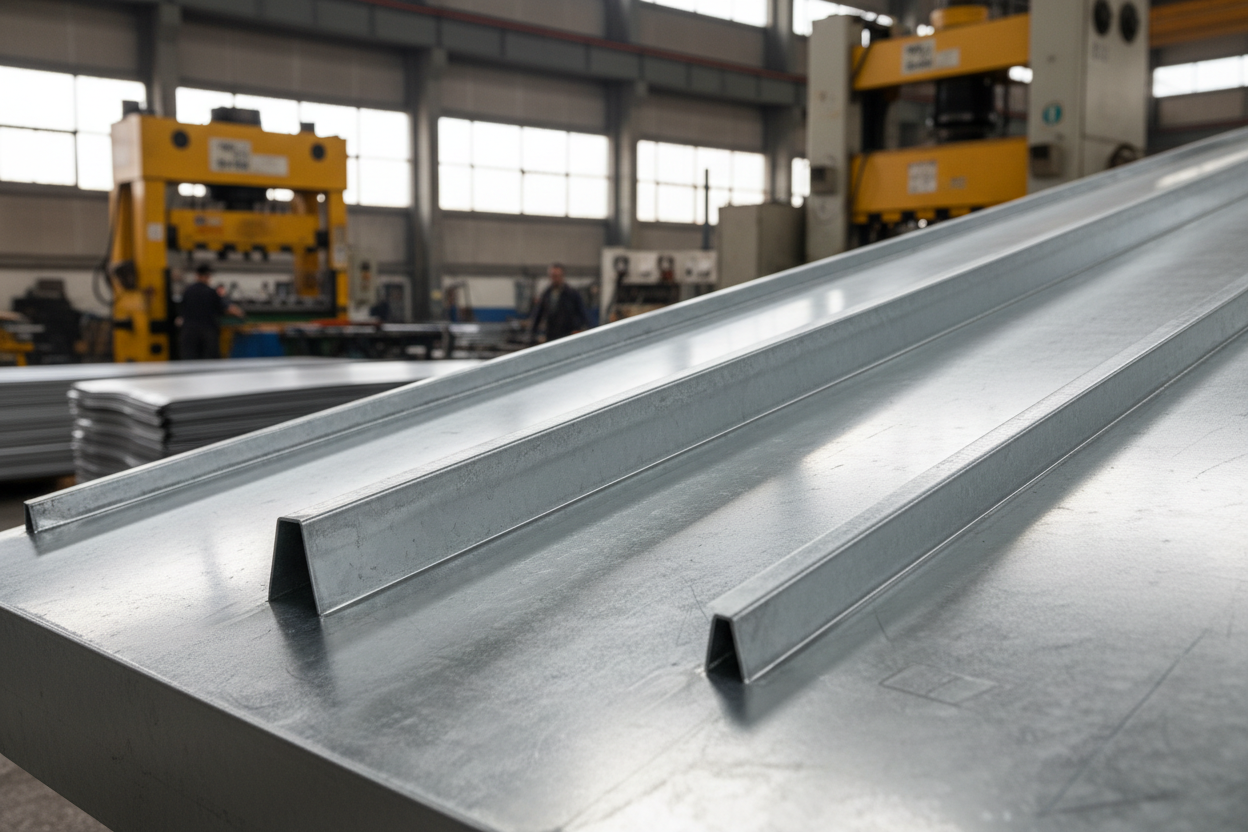 Falde in Lamiera Su Misura - Coperture Tetto Presso-Piegate