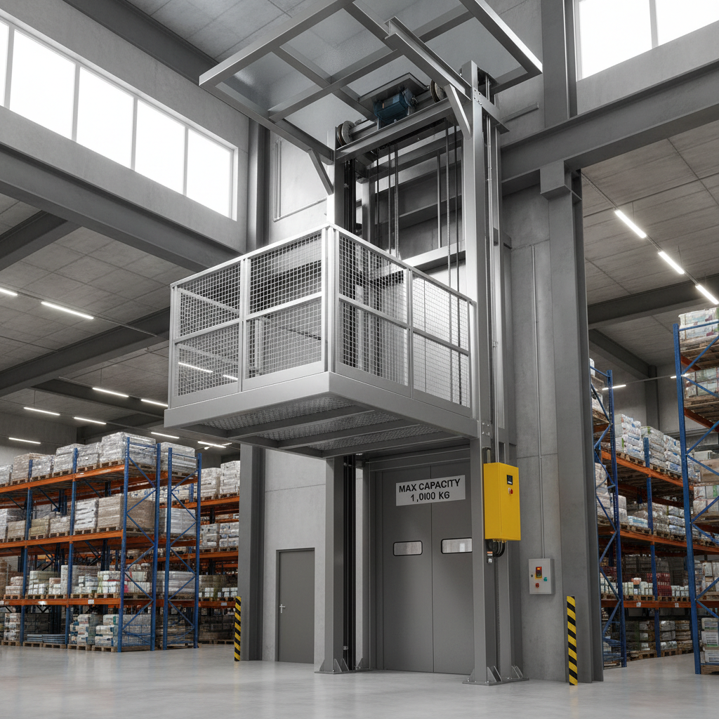 Montacarichi Industriali per Interno ed Esterno | Elevatori Merci Professionali