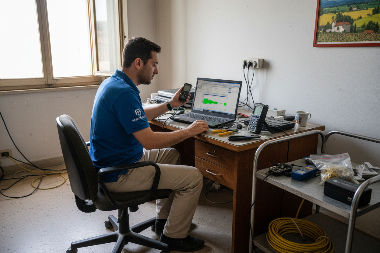 Installation et câblage de réseaux Wi-Fi d'entreprise - Point d'accès professionnel