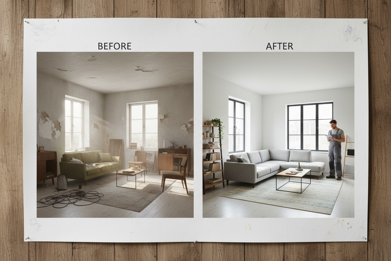 Progettazione e Render 3D Ristrutturazioni - Visualizza Prima di Costruire