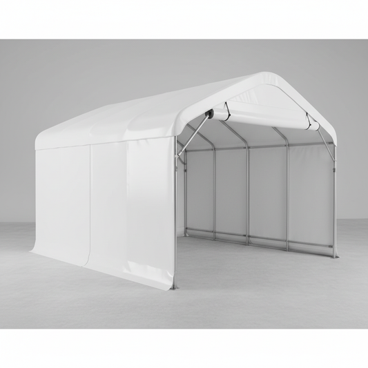 Garage Tenda PVC Su Misura - Box Auto Carport Personalizzato Antigrandine