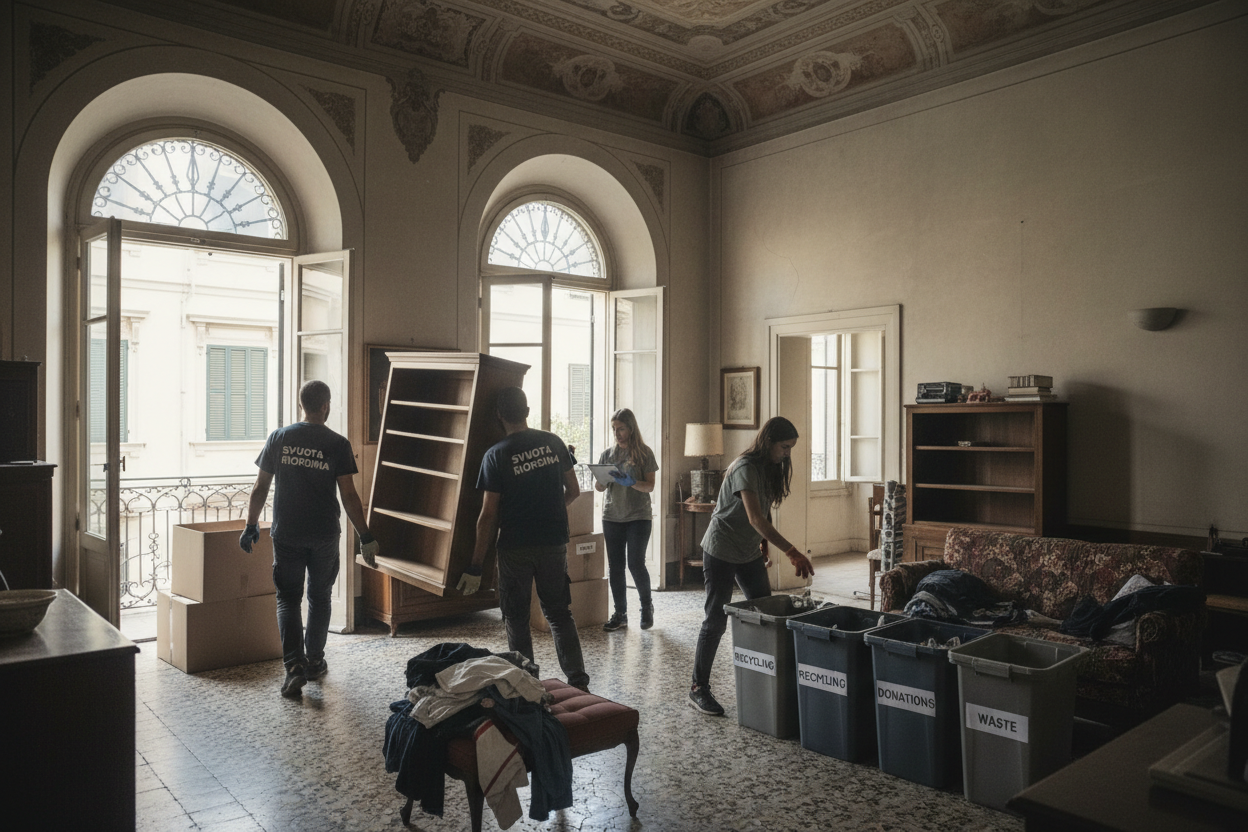 Traslochi e Sgomberi Professionali - Servizio Completo Chiavi in Mano