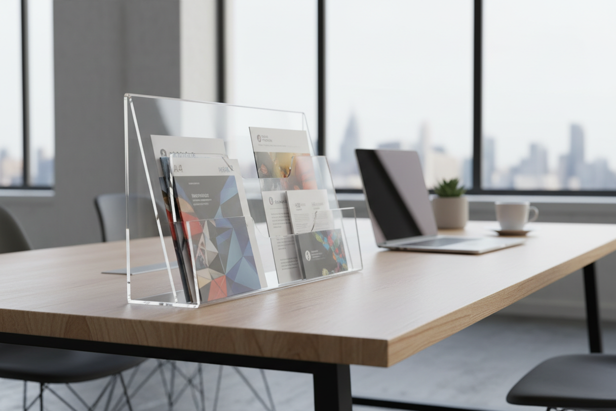 Espositori da Banco in Plexiglass PMMA - Display Acrilico Trasparente Su Misura