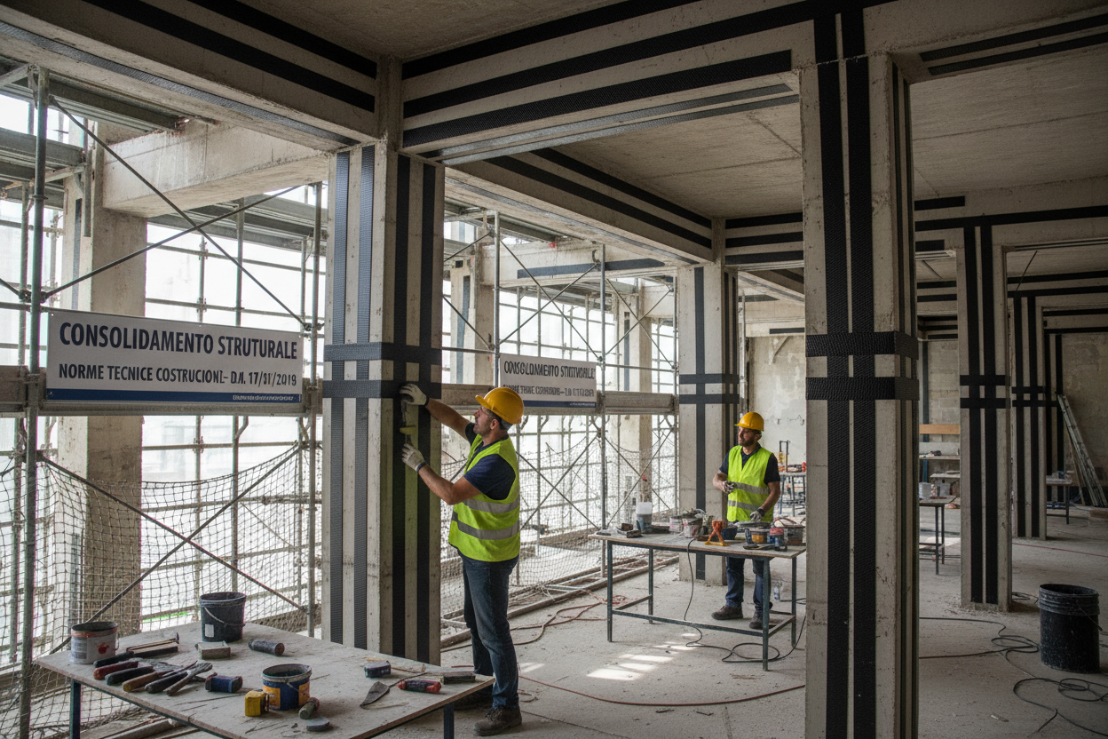 Consolidation structurelle des bâtiments - Intervention professionnelle