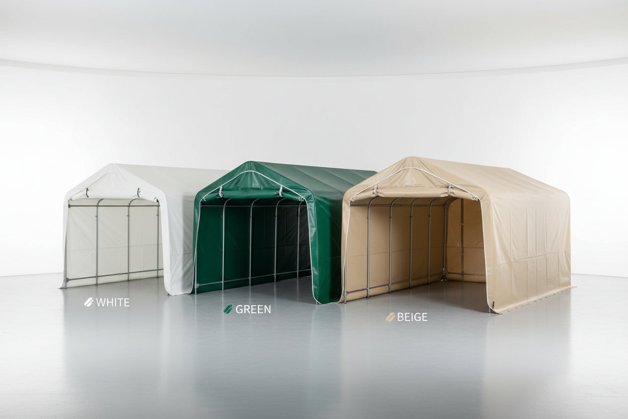Garage Tenda PVC Su Misura - Box Auto Carport Personalizzato Antigrandine