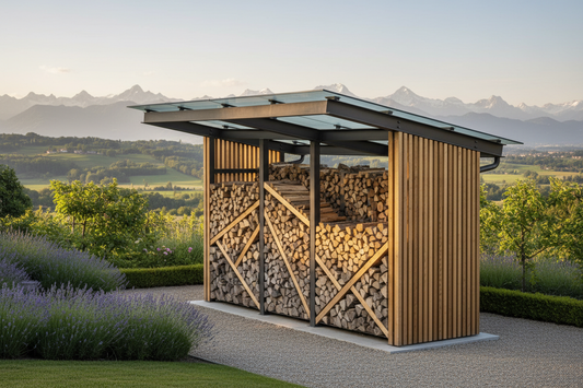 Abri à bois de chauffage Cuneo Mondovì - Stockage de bois Piémont