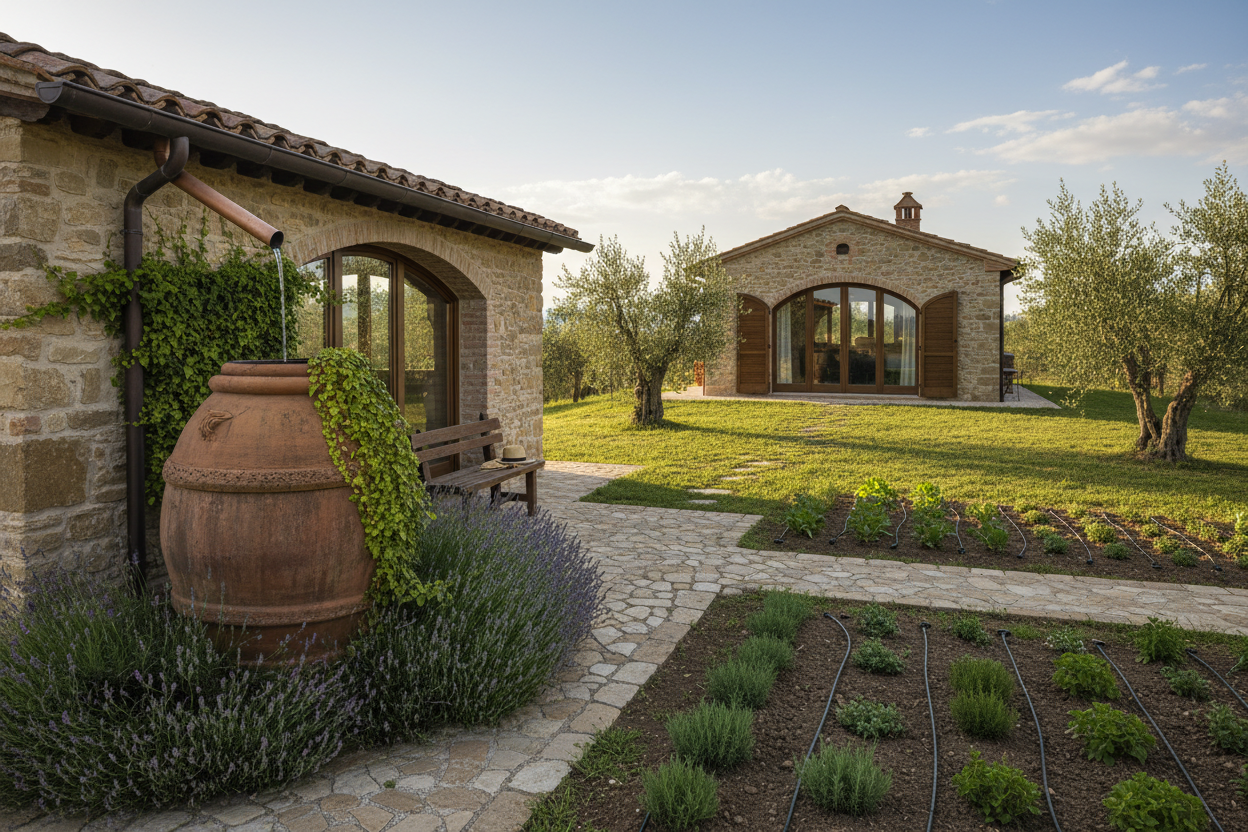 Recuperatore Acqua Piovana - Cisterna Raccolta Acqua 300L