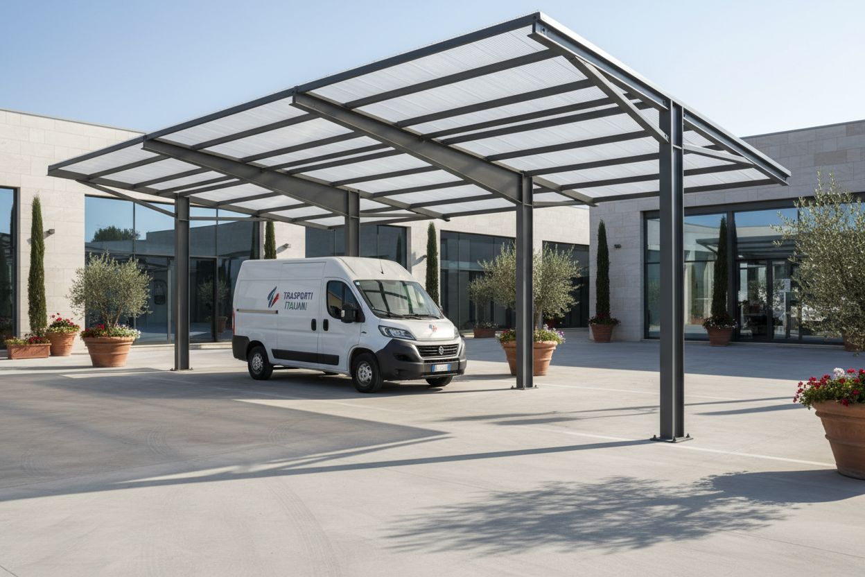 Auvents de fourgon en acier - Revêtements de fourgon sur mesure