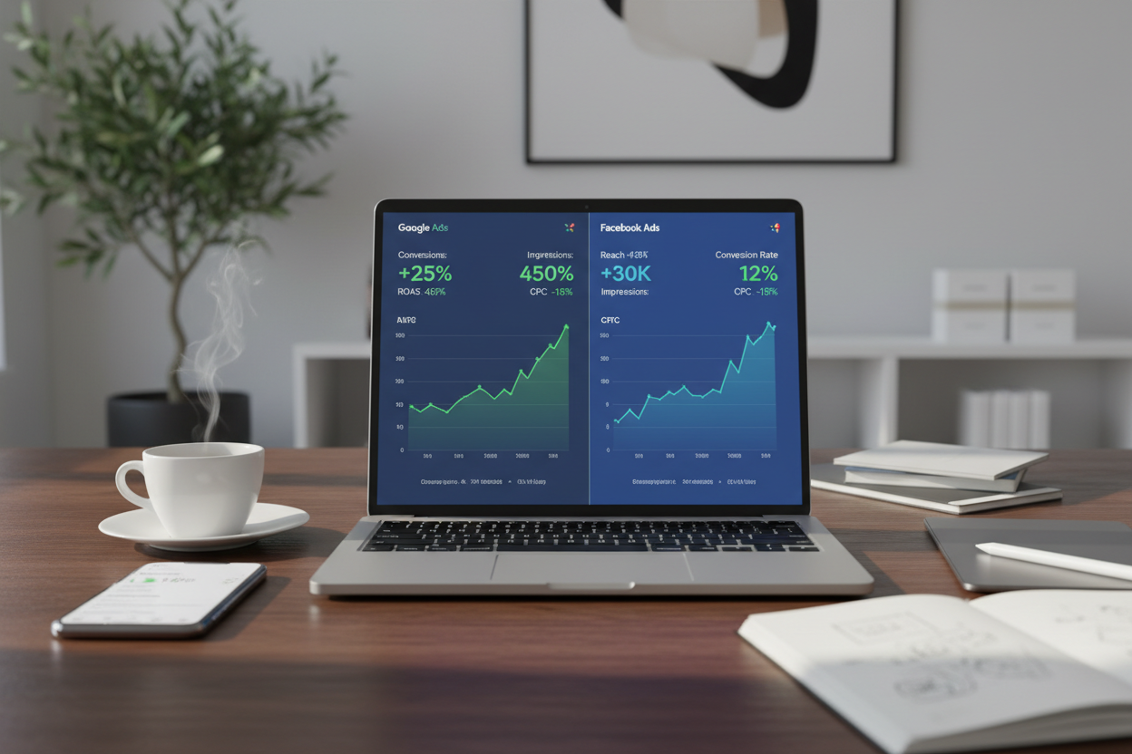 Campagne Pubblicitarie Google e Facebook Italia - Gestione Online