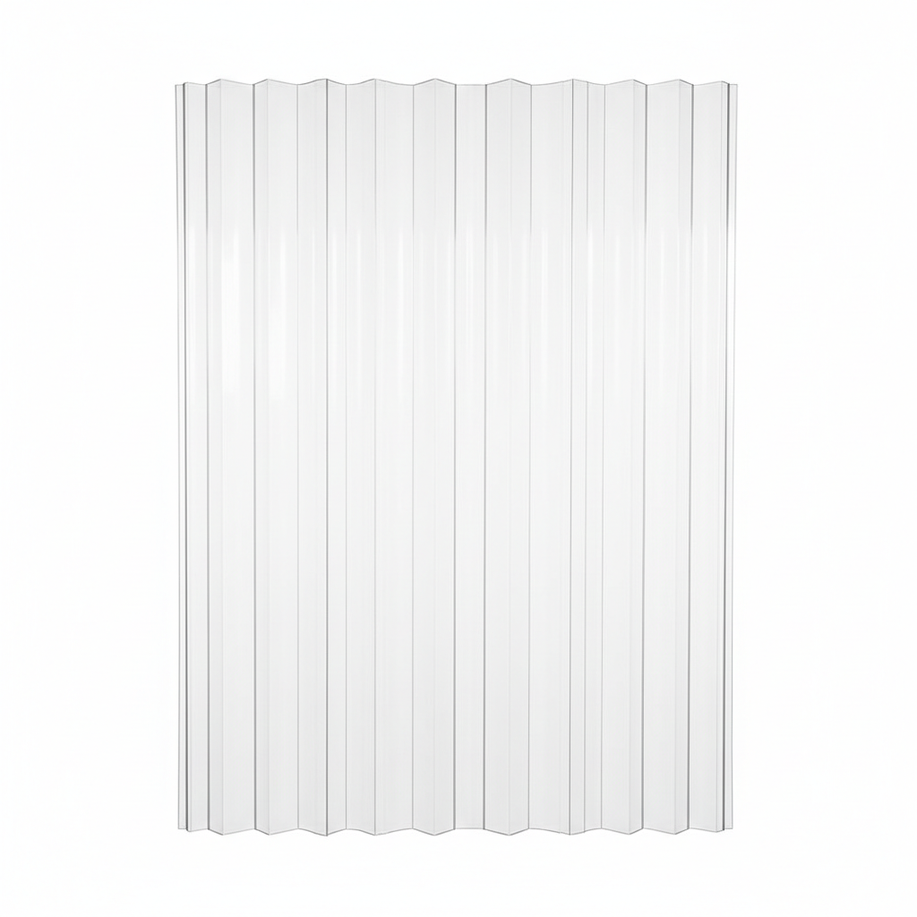 Plaques de polycarbonate ondulées - Toiture transparente 76/18 177/51