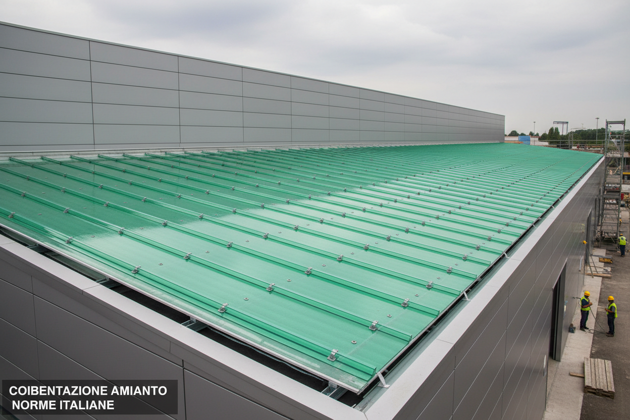 Lastre Fiberglass Vetroresina Incapsulamento Amianto Eternit a Norma