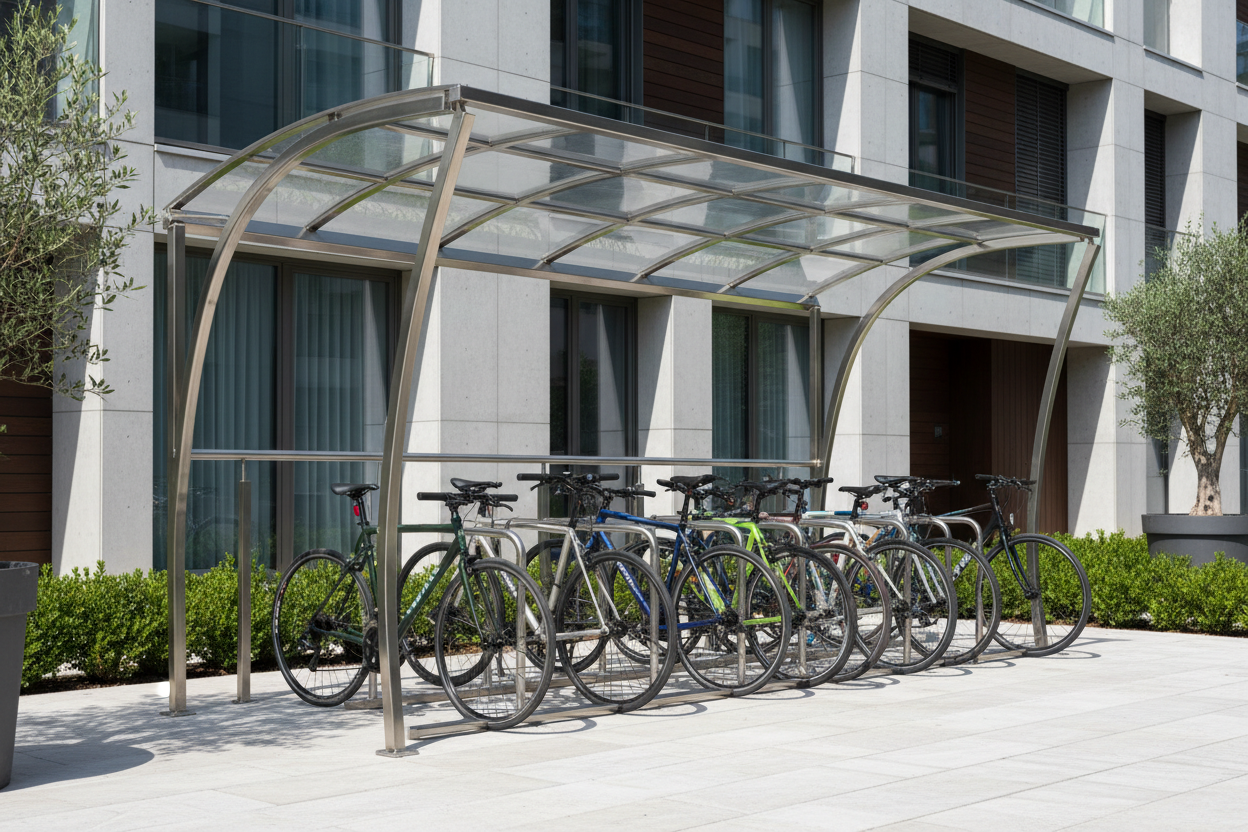 Abri-vélos en acier - Abri-vélos sur mesure
