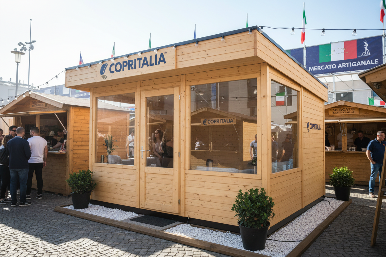 Noleggio Casetta in Legno per Eventi e Fiere