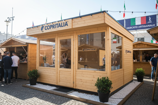 Noleggio Casetta in Legno per Eventi e Fiere