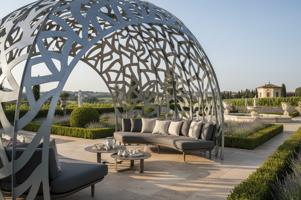 Abri de jardin en acier - Couvertures extérieures sur mesure