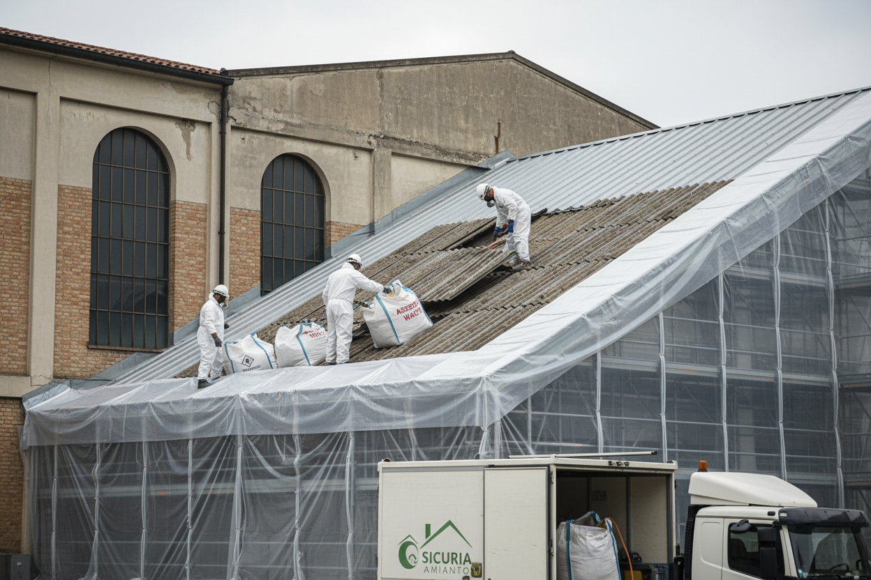 Bonifica e Rimozione Amianto Eternit - Smaltimento Certificato e Sicuro