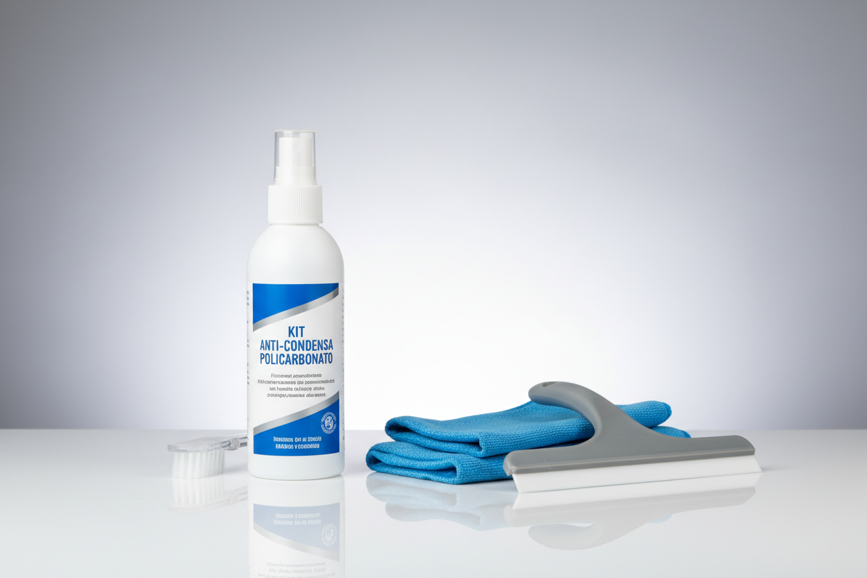 Kit Anti-Condensa per Policarbonato - Trattamento Professionale