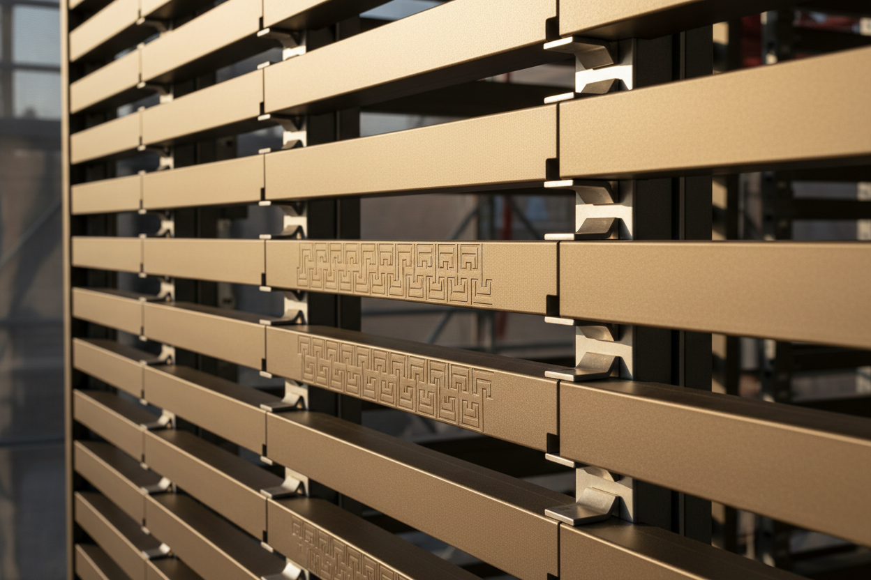 Bandes de revêtement de façade métallique - Revêtement extérieur sur mesure