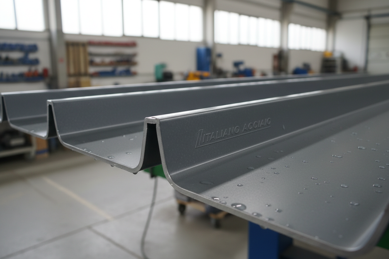 Falde in Lamiera Su Misura - Coperture Tetto Presso-Piegate