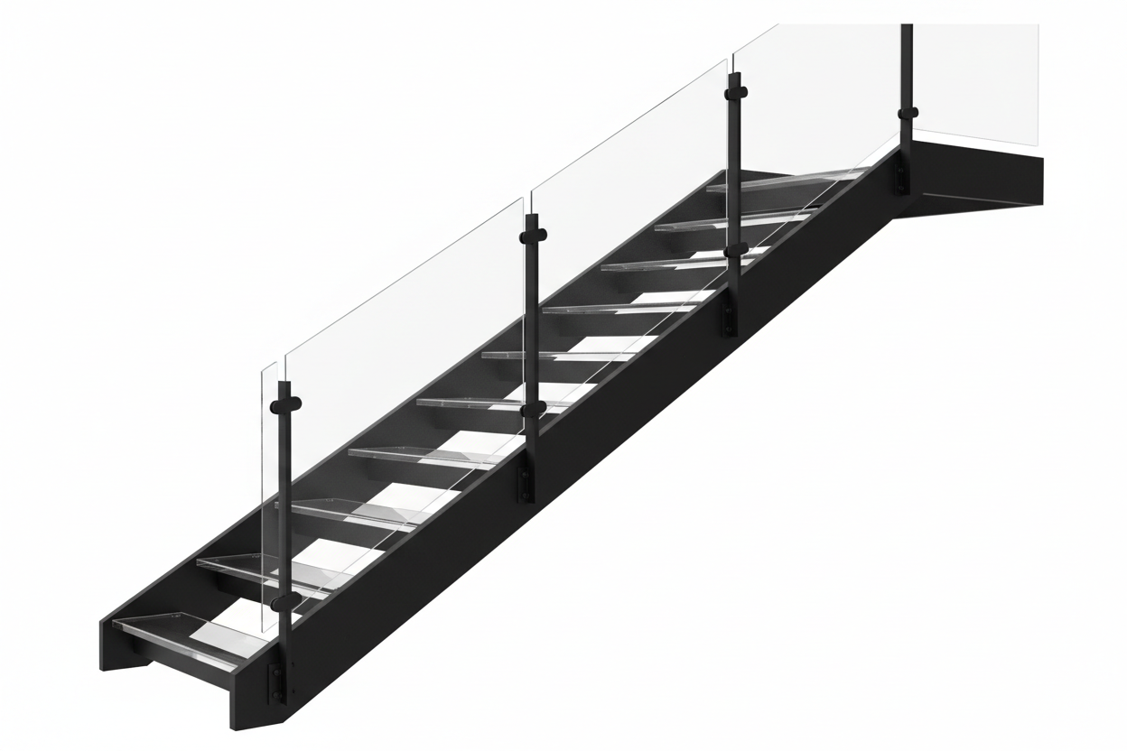 Scale da Interno Modulari Prefabbricate - Acciaio e Vetro