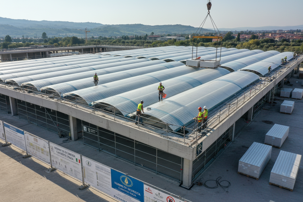 Lastre Fiberglass Vetroresina Incapsulamento Amianto Eternit a Norma