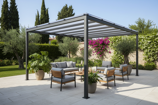 Abri de jardin en acier - Couvertures extérieures sur mesure