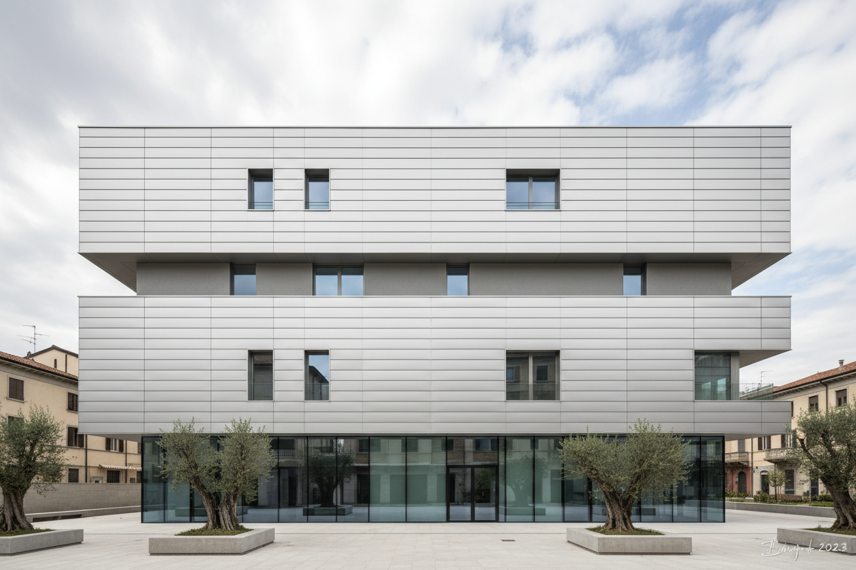 Bandes de revêtement de façade métallique - Revêtement extérieur sur mesure