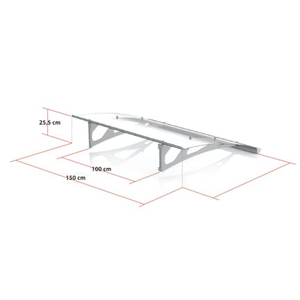 Cappottina Deluxe professionale in acciaio e lexan