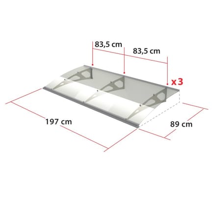 Cappottina Deluxe professionale in acciaio e lexan