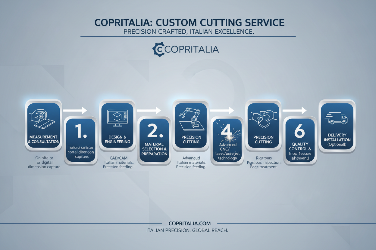 Processo servizio taglio