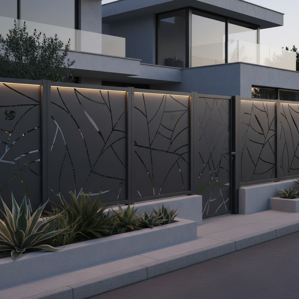 Recinzione laser minimalista