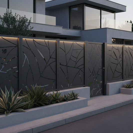 Recinzione laser minimalista