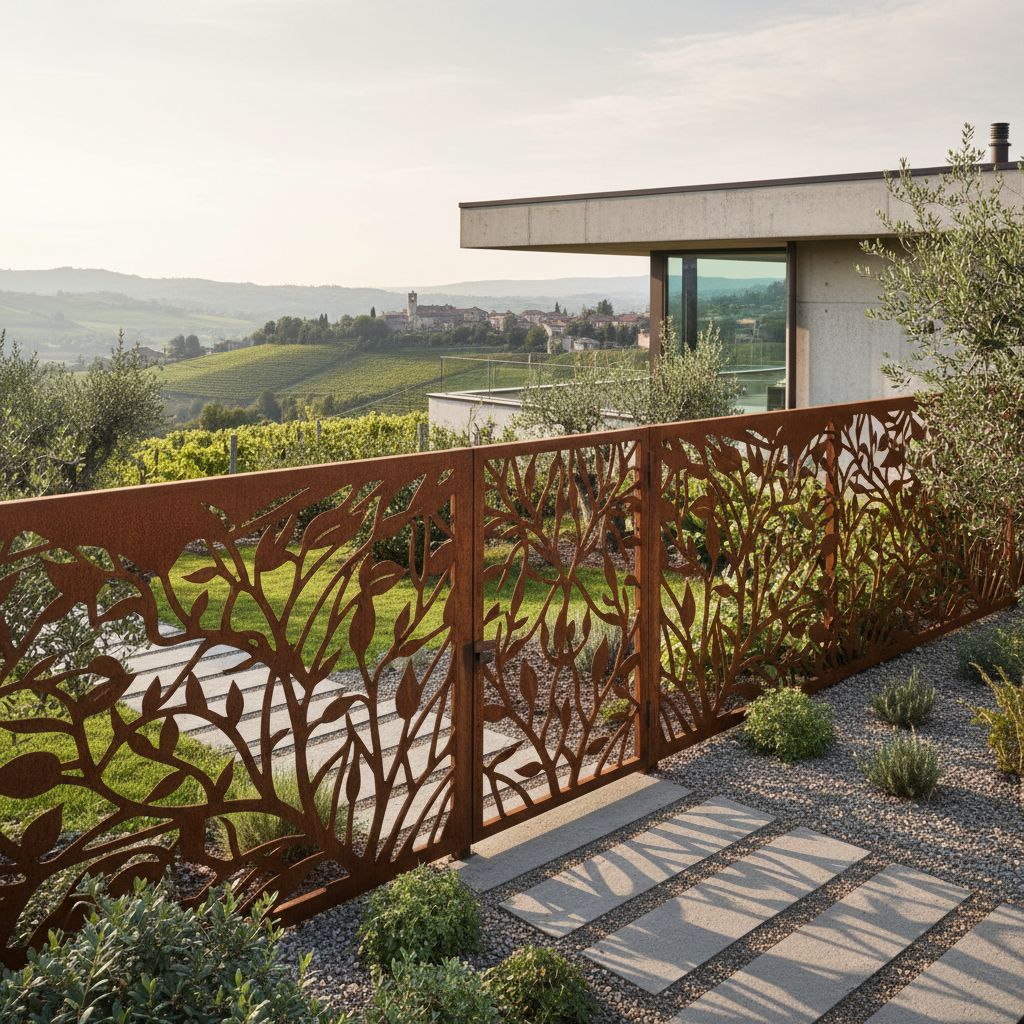 Recinzione laser organica